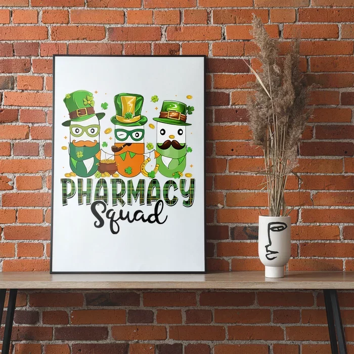 Pharmacy Squad Saint Patrick's Day Green Lucky Poster