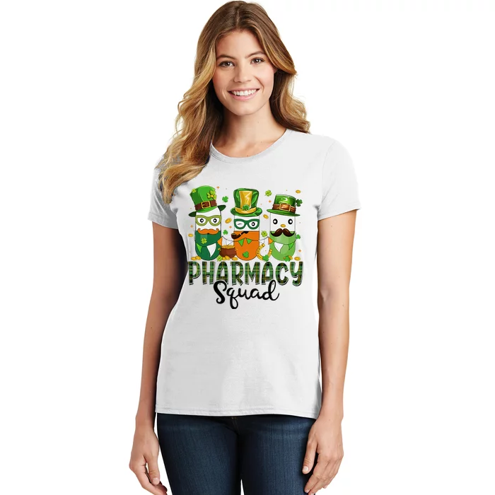 Pharmacy Squad Saint Patrick's Day Green Lucky Women's T-Shirt