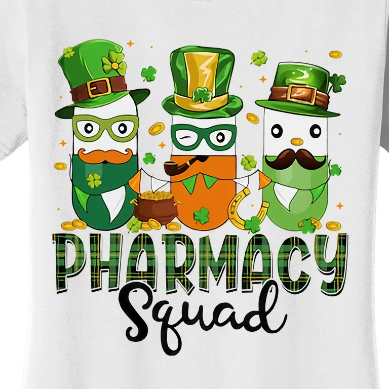 Pharmacy Squad Saint Patrick's Day Green Lucky Women's T-Shirt