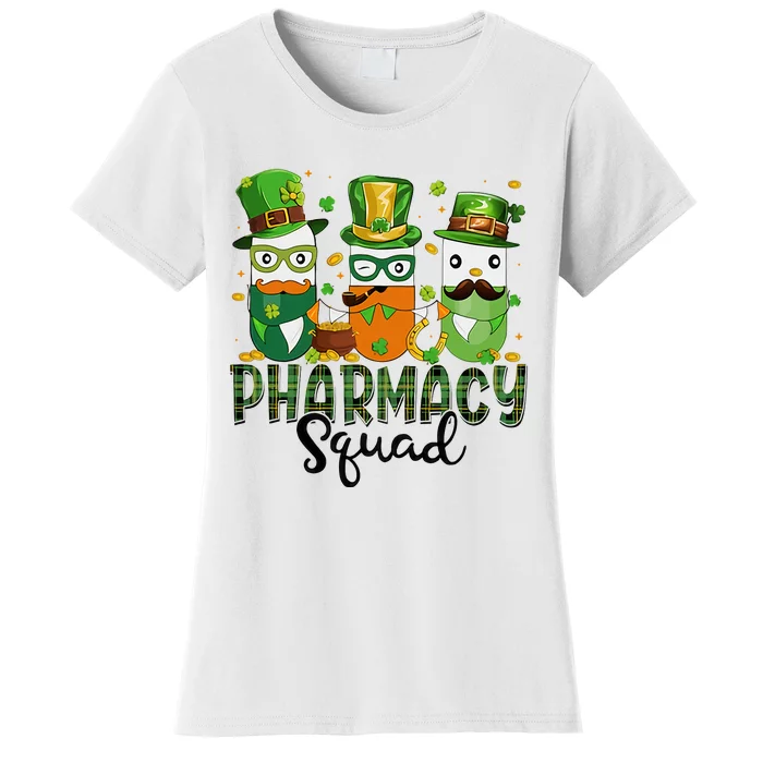 Pharmacy Squad Saint Patrick's Day Green Lucky Women's T-Shirt