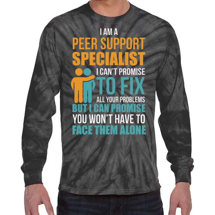 Peer Support Specialist Pss Tie-Dye Long Sleeve Shirt