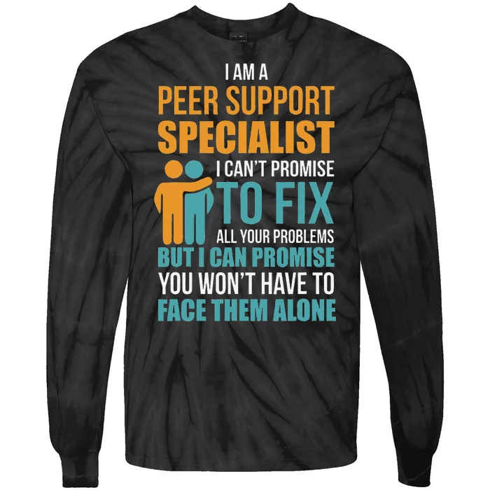 Peer Support Specialist Pss Tie-Dye Long Sleeve Shirt