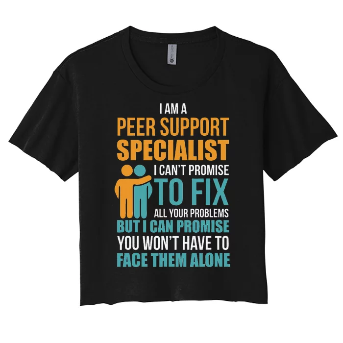 Peer Support Specialist Pss Women's Crop Top Tee