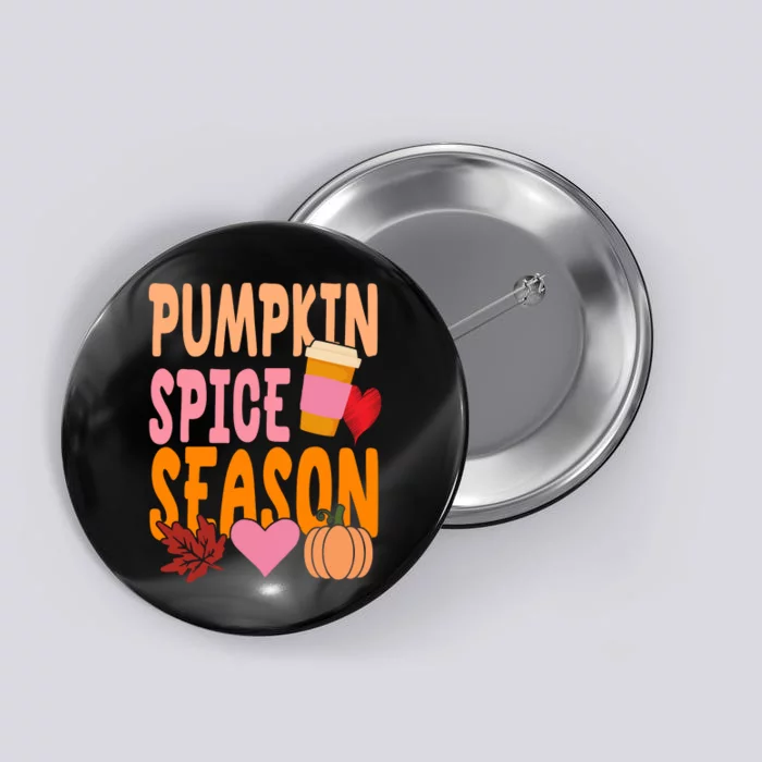 Pumpkin Spice Season Button