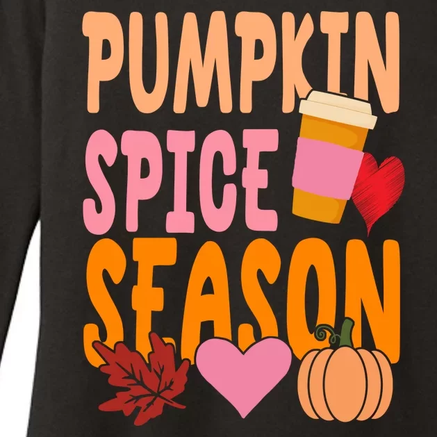 Pumpkin Spice Season Womens CVC Long Sleeve Shirt