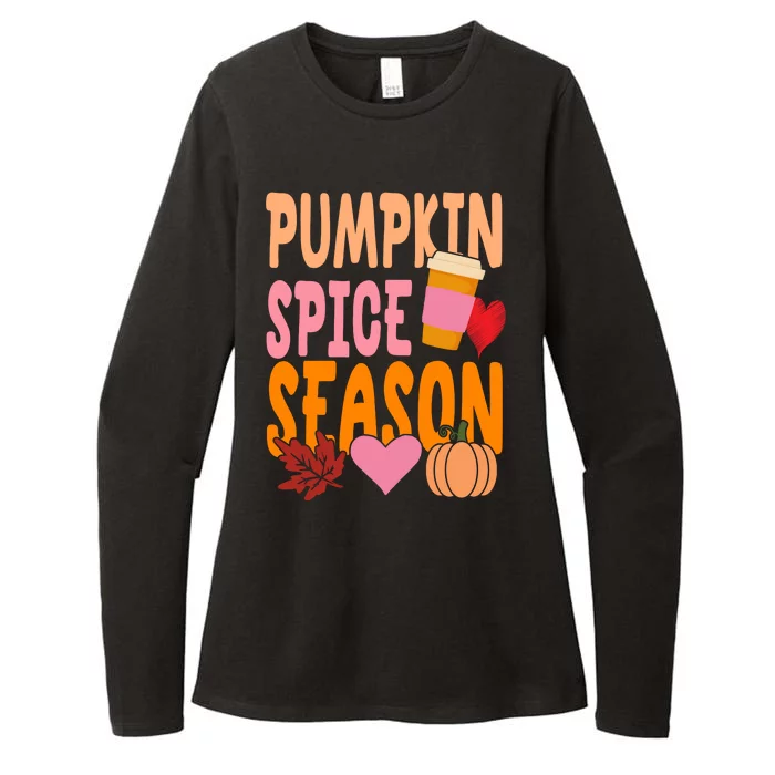 Pumpkin Spice Season Womens CVC Long Sleeve Shirt