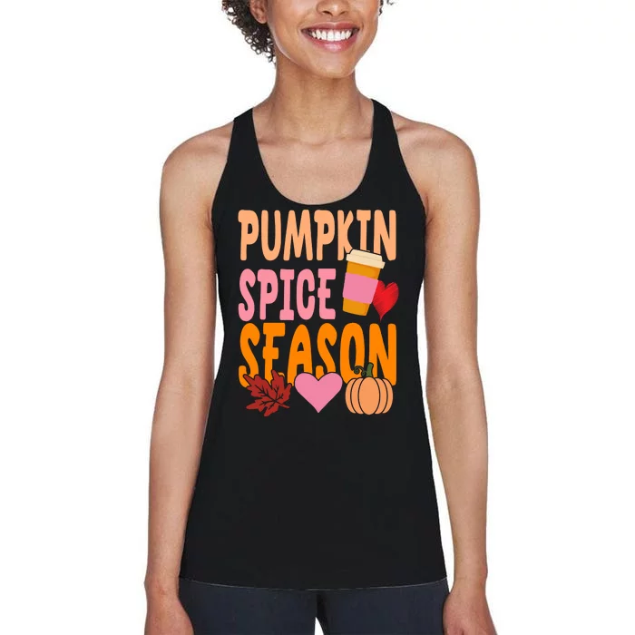 Pumpkin Spice Season Women's Racerback Tank