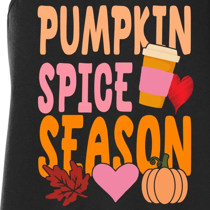 Pumpkin Spice Season Women's Racerback Tank