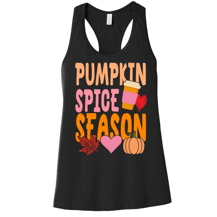 Pumpkin Spice Season Women's Racerback Tank