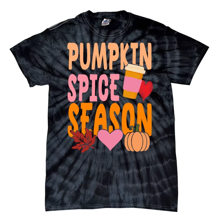 Pumpkin Spice Season Tie-Dye T-Shirt