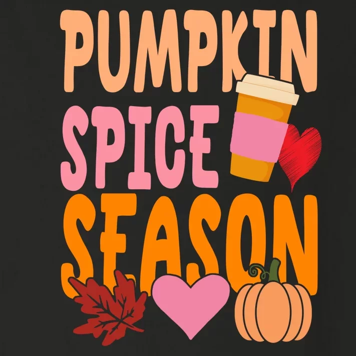 Pumpkin Spice Season Toddler Long Sleeve Shirt