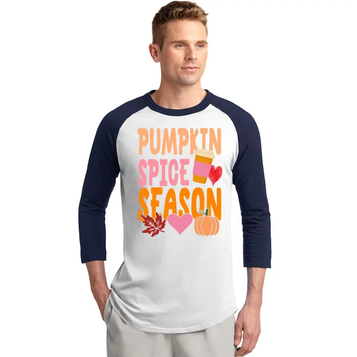 Pumpkin Spice Season Baseball Sleeve Shirt