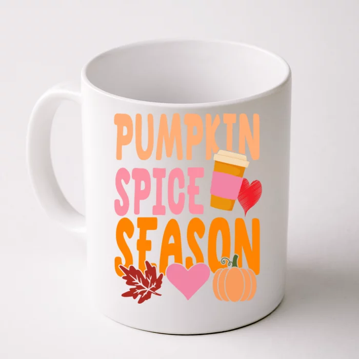 Pumpkin Spice Season Front & Back Coffee Mug