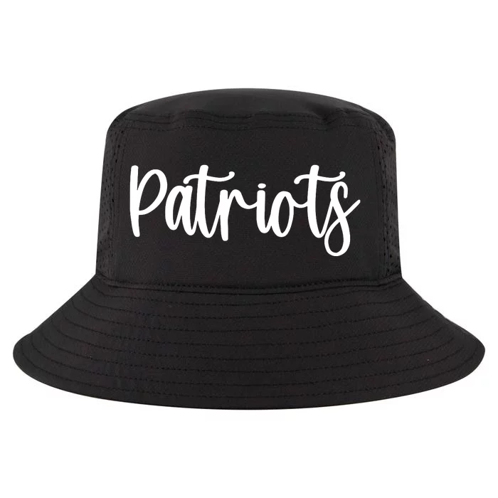 Patriots School Spirit Team Mascot Game Night Cool Comfort Performance Bucket Hat