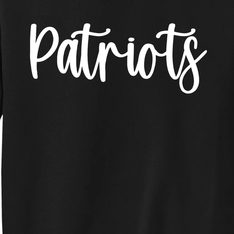 Patriots School Spirit Team Mascot Game Night Sweatshirt