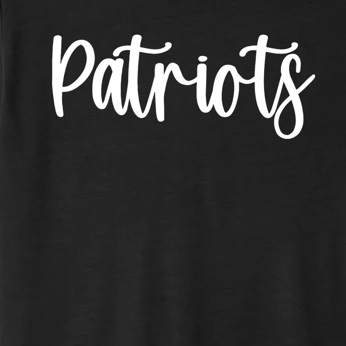 Patriots School Spirit Team Mascot Game Night ChromaSoft Performance T-Shirt