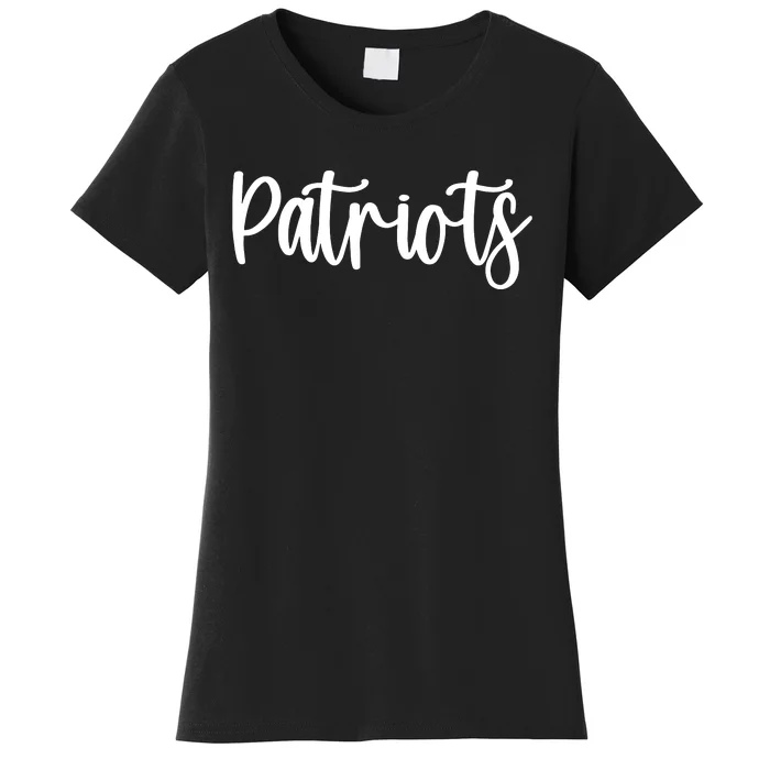 Patriots School Spirit Team Mascot Game Night Women's T-Shirt