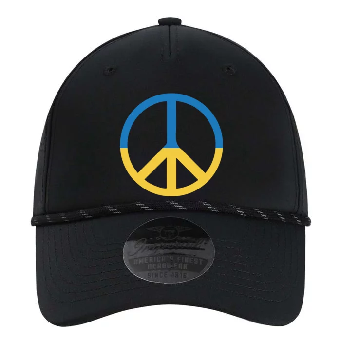 Peace Sign Stand With Ukraine Supporting Ukrainians Performance The Dyno Cap