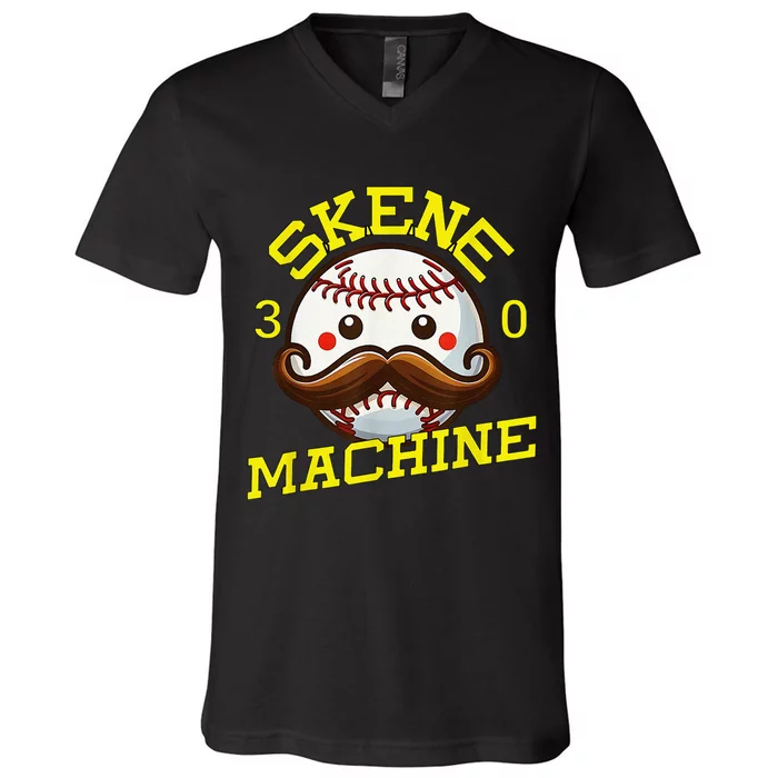 Paul Skenes Skene Machine Pittsburgh Baseball Gift V-Neck T-Shirt