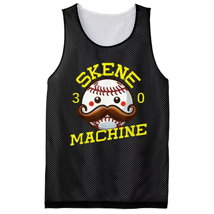 Paul Skenes Skene Machine Pittsburgh Baseball Gift Mesh Reversible Basketball Jersey Tank