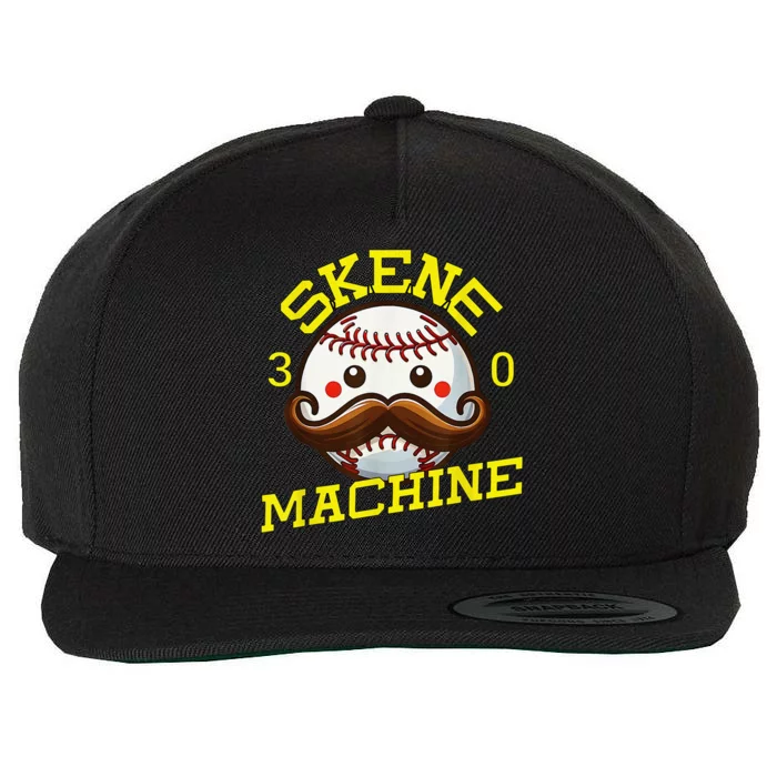 Paul Skenes Skene Machine Pittsburgh Baseball Gift Wool Snapback Cap