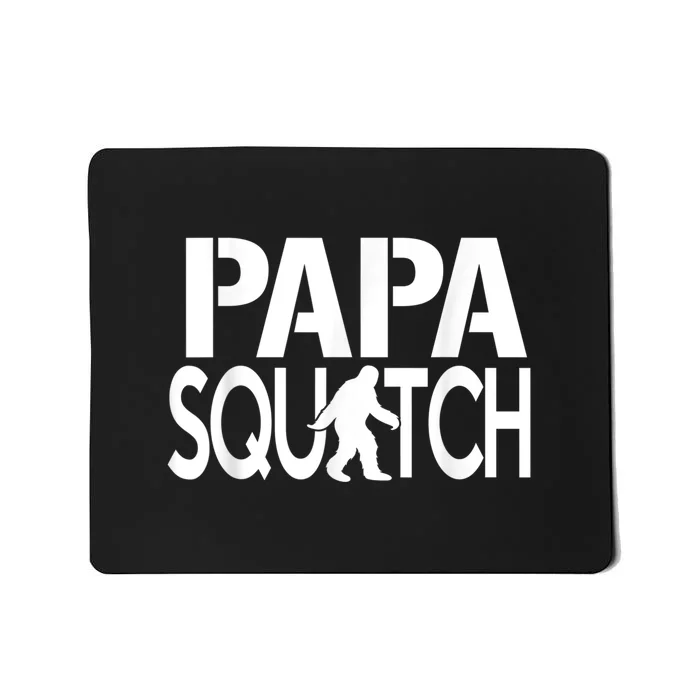 Papa Squatch Shirt Gifts For Dad Sasquatch Bigfoot Mousepad