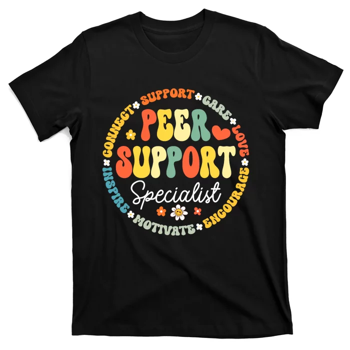 Peer Support Specialist Life Appreciation Week School T-Shirt