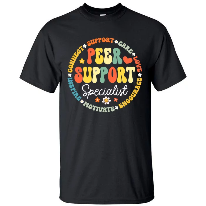 Peer Support Specialist Life Appreciation Week School Tall T-Shirt