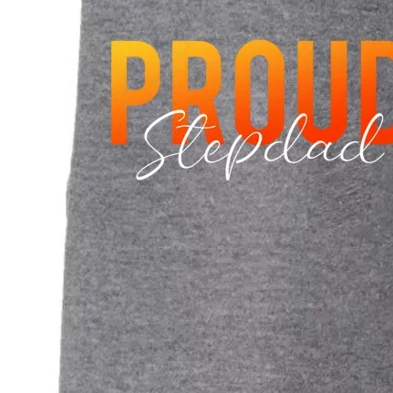 Proud Stepdad Step Dad Stepfather Step Father Bonus Dad Gift Doggie 3-End Fleece Hoodie