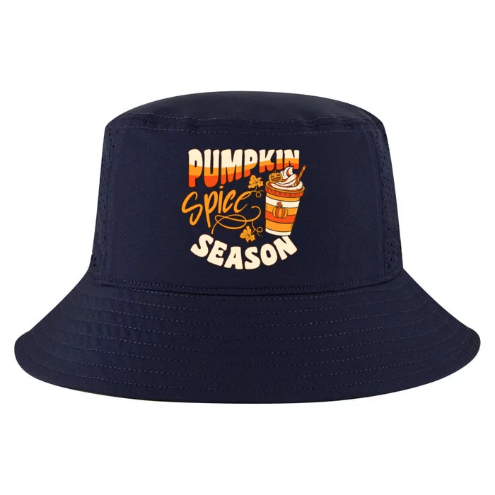 Pumpkin Spice Season Latte Coffee Fall Autumn Funny Cool Comfort Performance Bucket Hat