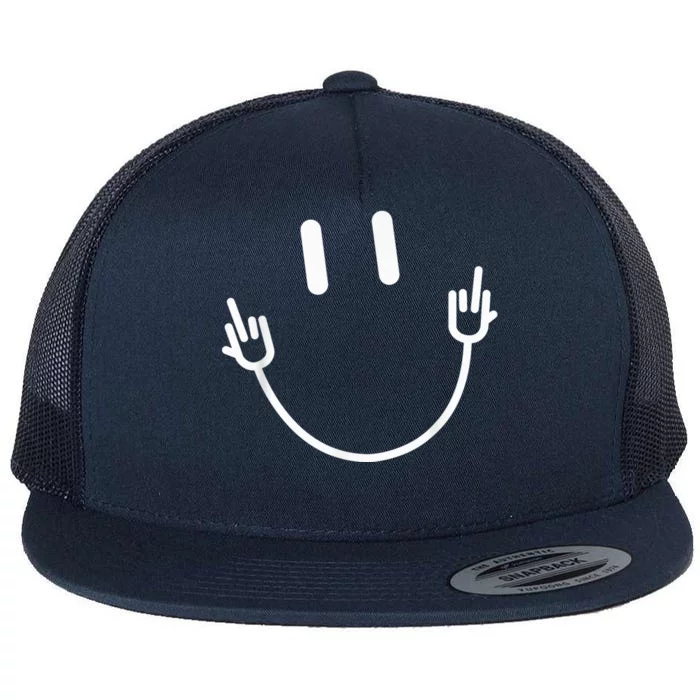 Skull Middle Finger Flat Bill Hat Snapback Hats for Men Baseball Cap Fitted  T