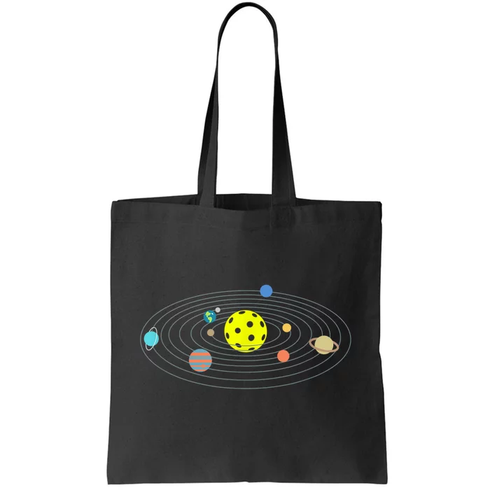 Pickleball Solar System Tote Bag