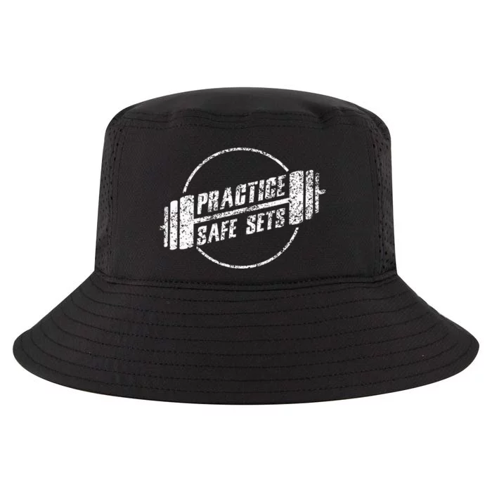 Practice Safe Sets Workout Fitness Motivation Gym Training Cool Comfort Performance Bucket Hat