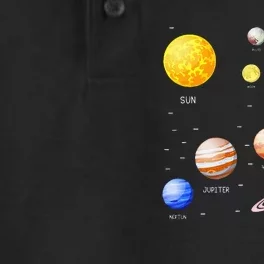 Planets Solar System Science Astronomy Space Lovers Dry Zone Grid Performance Polo