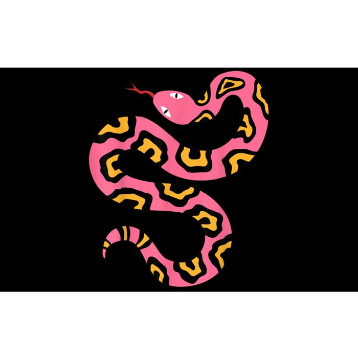 Pink Snake Sky Herpetologist Reptile Python Lover Bumper Sticker