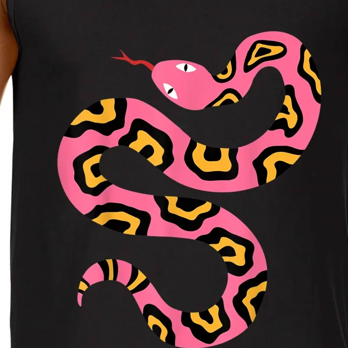 Pink Snake Sky Herpetologist Reptile Python Lover Comfort Colors® Tank Top