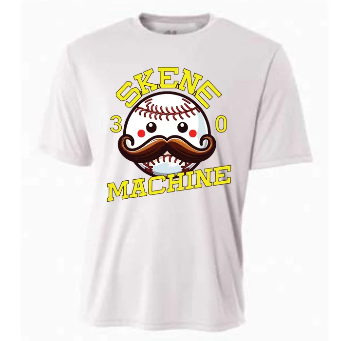 Paul Skenes Skene Machine Pittsburgh Baseball Cooling Performance Crew T-Shirt