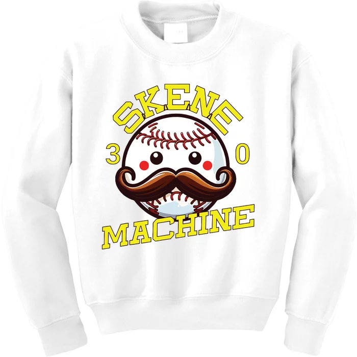 Paul Skenes Skene Machine Pittsburgh Baseball Kids Sweatshirt