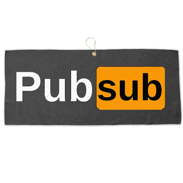 Pub Sub Sandwich Fan Adult Sarcastic Humor Large Microfiber Waffle Golf Towel