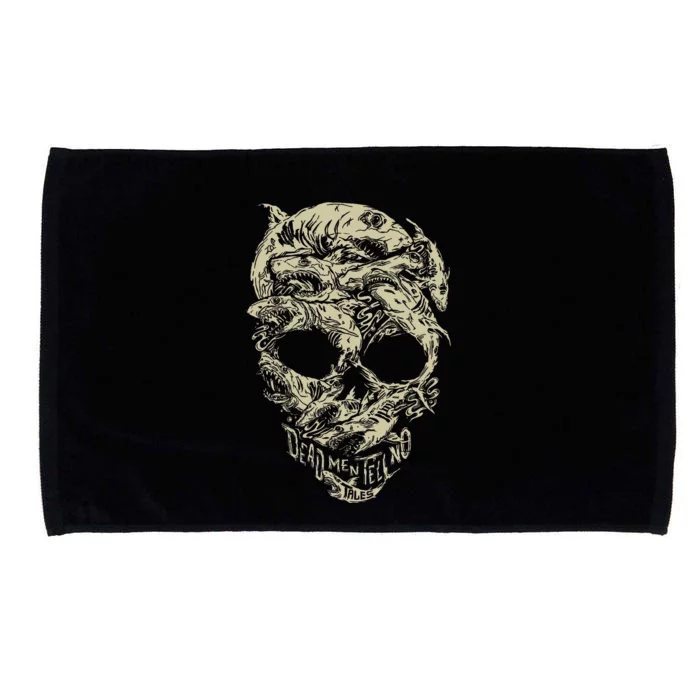 Pirates Shark Skull Microfiber Hand Towel