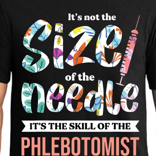 Phlebotomist Skill Syringe Phlebotomy Medical Nurse Blood Pajama Set