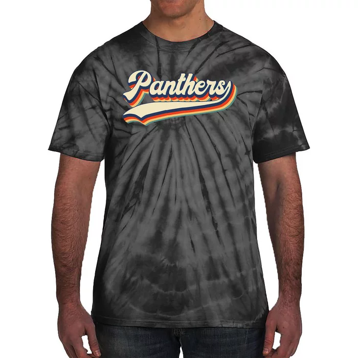 P.anthers School Sports Name Vintage Retro Gift Tie-Dye T-Shirt