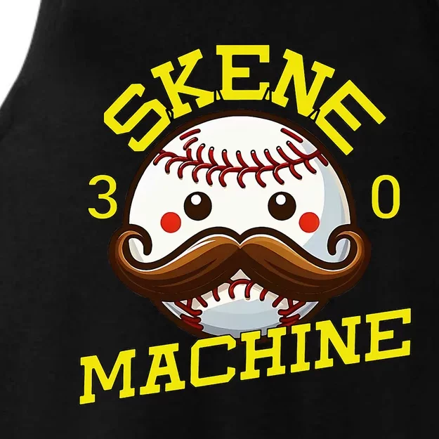 Paul Skenes Skene Machine Pittsburgh Baseball Ladies Tri-Blend Wicking Tank