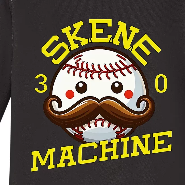 Paul Skenes Skene Machine Pittsburgh Baseball Baby Long Sleeve Bodysuit