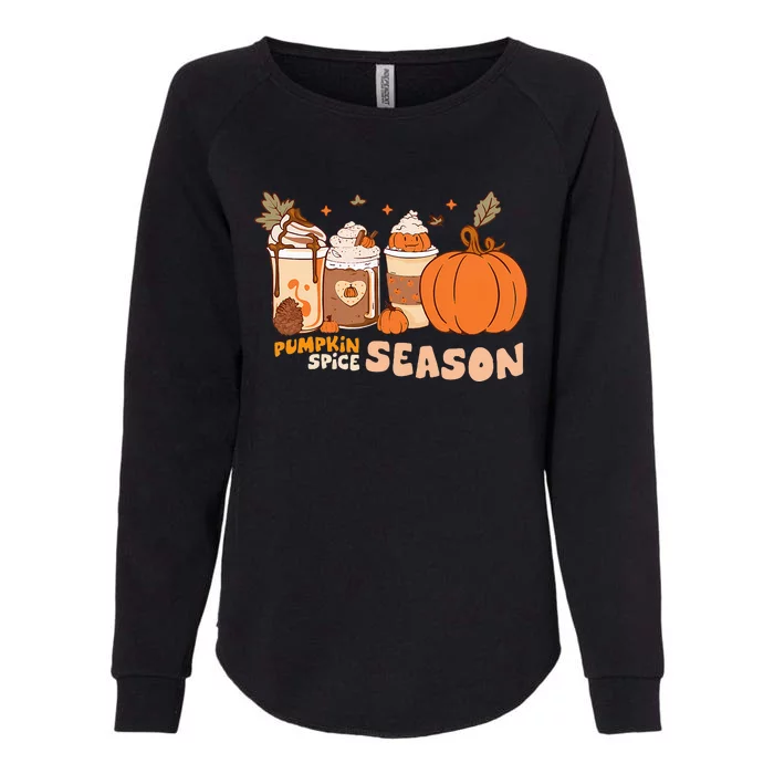 Pumpkin Spice Season Autumn Fall Thanksgiving Day Womens California Wash Sweatshirt