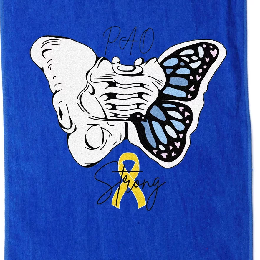 Pao Surgery Strong Hip Surgery Awareness Platinum Collection Golf Towel