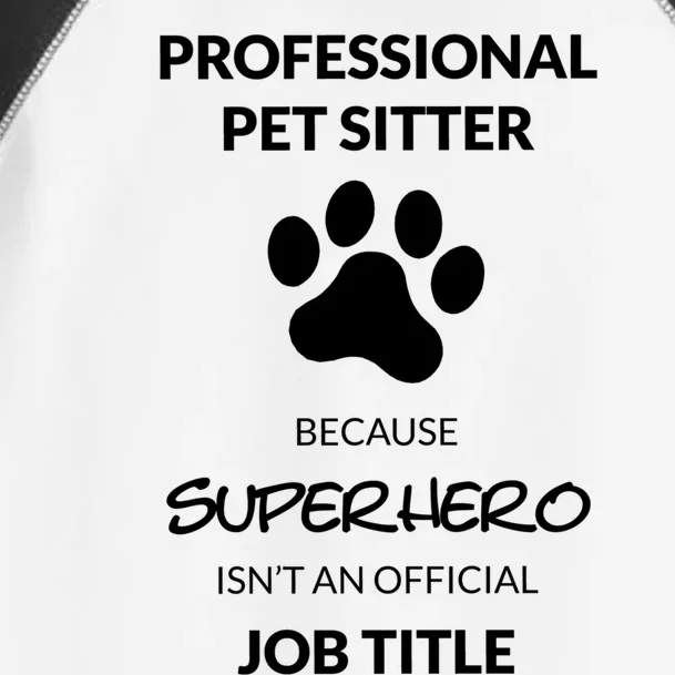 Pet Sitter Superhero Cool Gift Toddler Fine Jersey T-Shirt