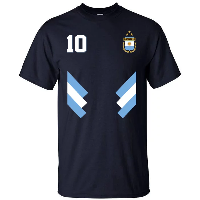 Pro Soccer Specialists Lionel #10 Argentina Jersey Soccer Ladies Missy Fit  Long Sleeve Shirt