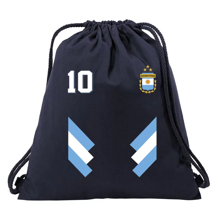 Pro Soccer Specialists Lionel #10 Argentina Jersey Soccer Drawstring Bag