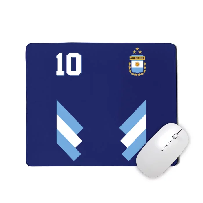 Pro Soccer Specialists Lionel #10 Argentina Jersey Soccer Mousepad